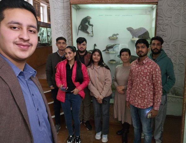 An excursion was held at the Institute of Biology of the National Academy of Sciences of the Kyrgyz Republic