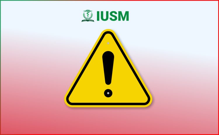 OFFICIAL NOTICE REGARDING THE OFFICIAL DOMAIN OF IUSM