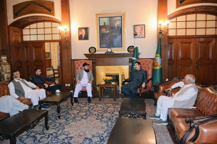 Meeting of the IUSM Rector with the Governor of Khyber Pakhtunkhwa